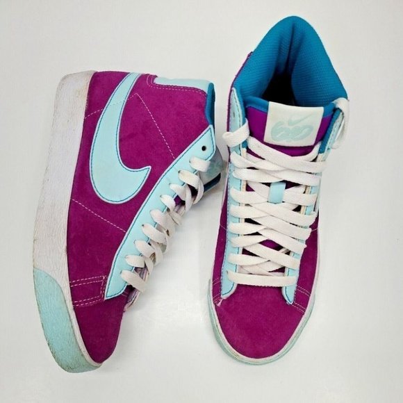 Nike Blazer Mid 6.0 Women's Size 6.5 Plum Red 342256-531 - Picture 1 of 8